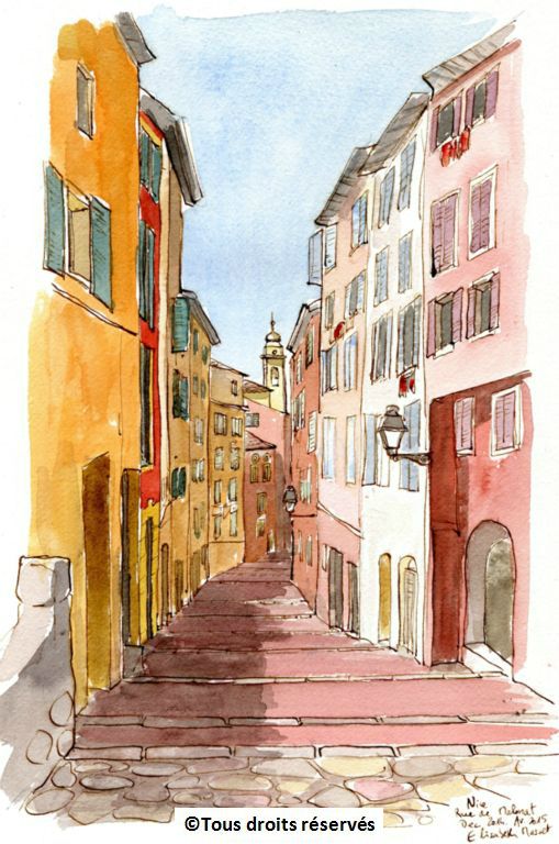 Nice, la vieille rue, version 2015Décembre 2014 - Mai 2015.