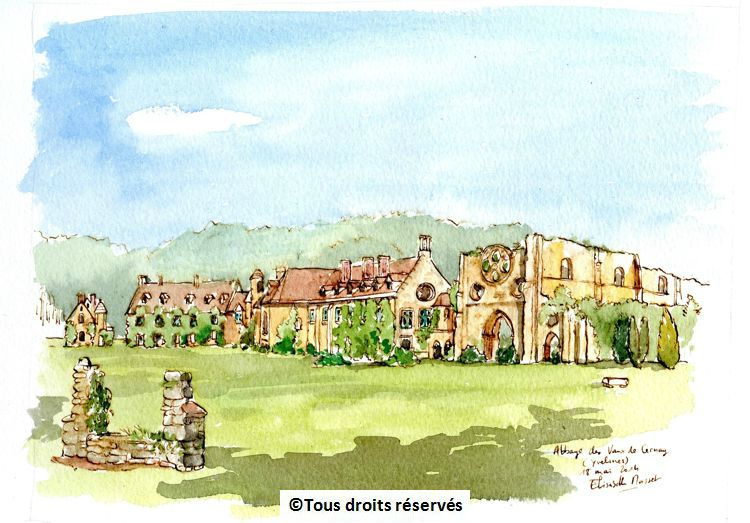 L'abbaye des Vaux de Cernay, dans les Yvelines. A l'occasion d'une rando, en passant...Mai 2014Collection Sophie Masset
