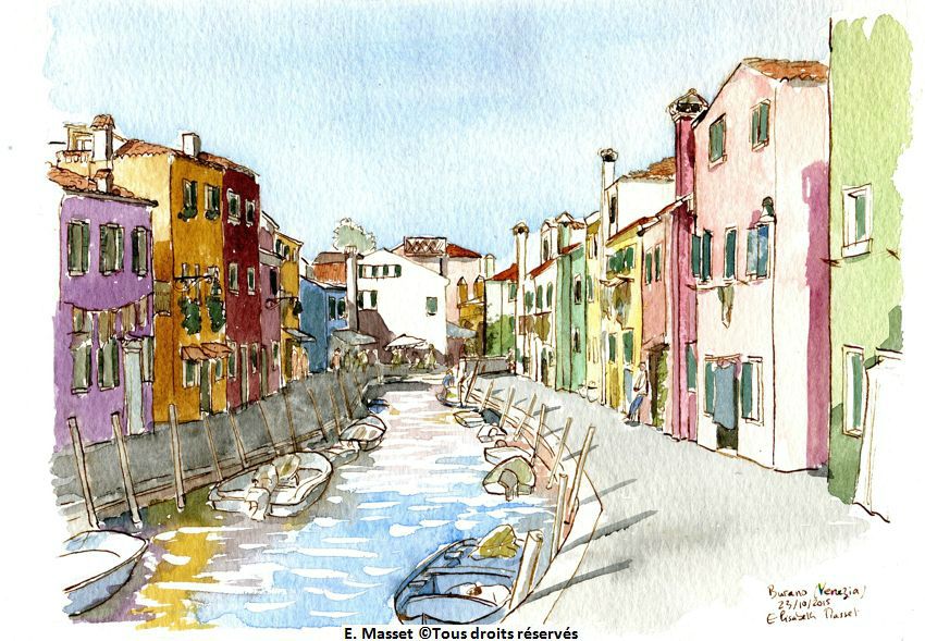 Italie, VeniseLes couleurs de Burano. Octobre 2015