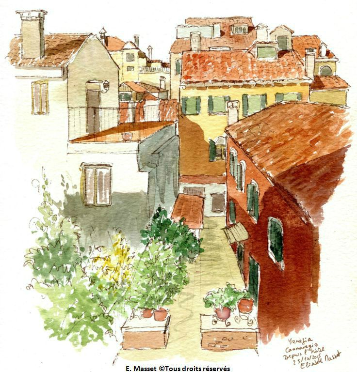 Italie, VeniseVue depuis ma chambre, quartier Cannaregio. Octobre 2015